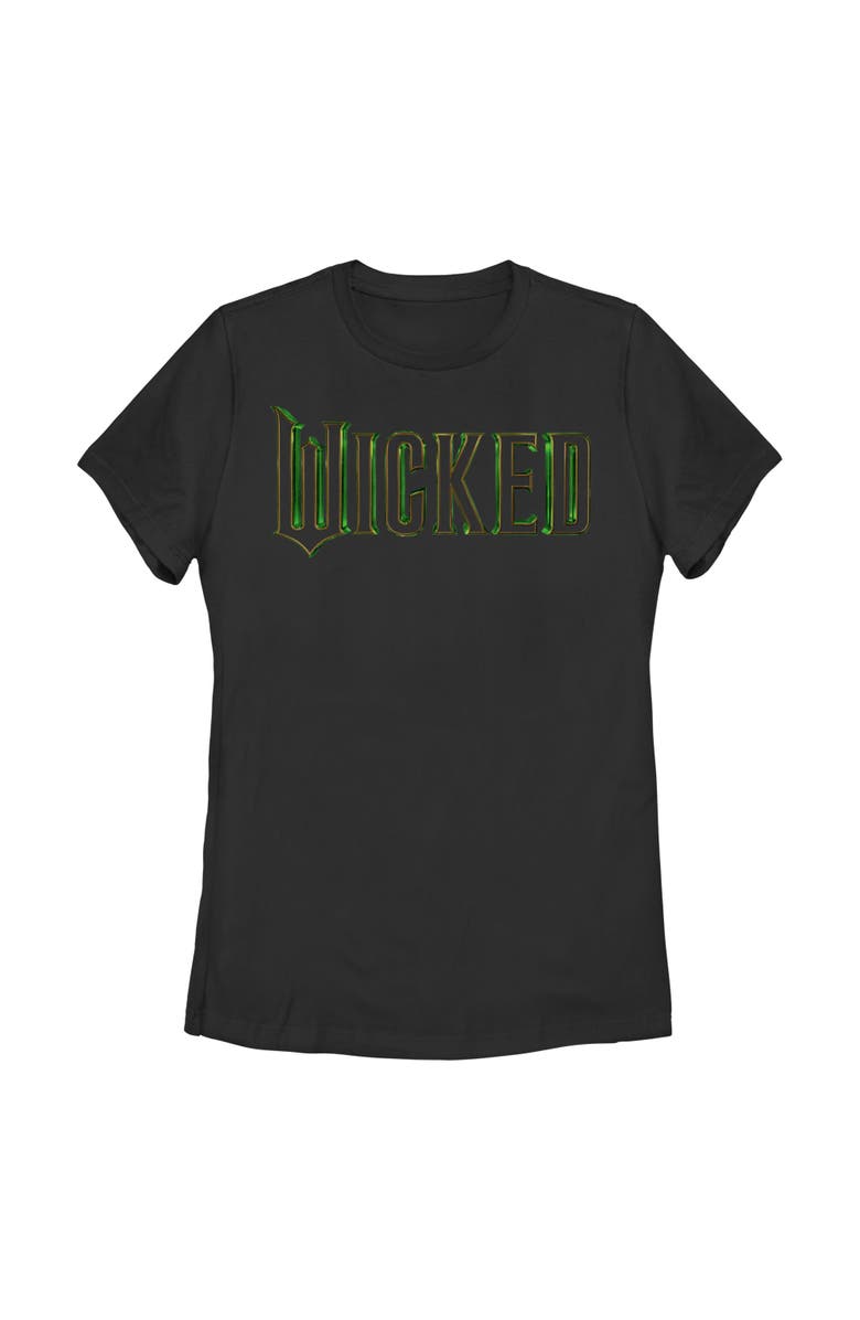Wicked Women's Wicked Official Logo Graphic T-Shirt, Main, color, Black: Glow Logo