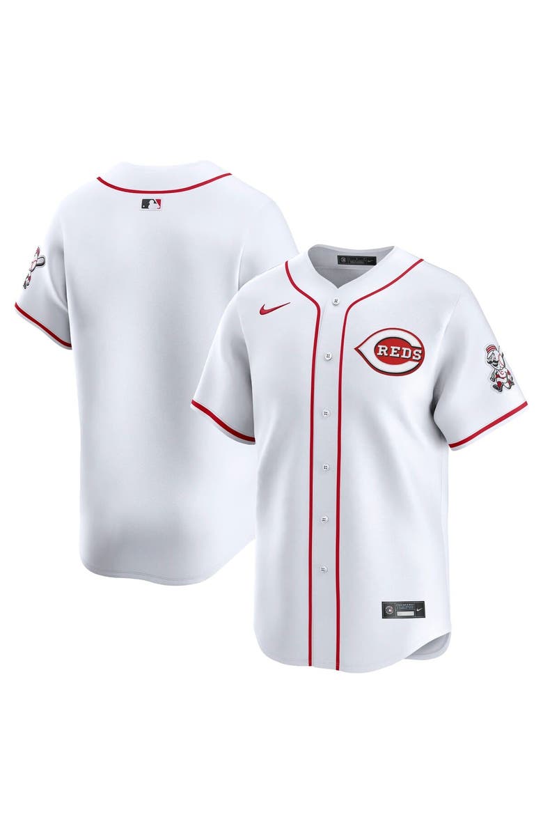 Nike Men's Nike White Cincinnati Reds Home Limited Jersey, Alternate, color, 