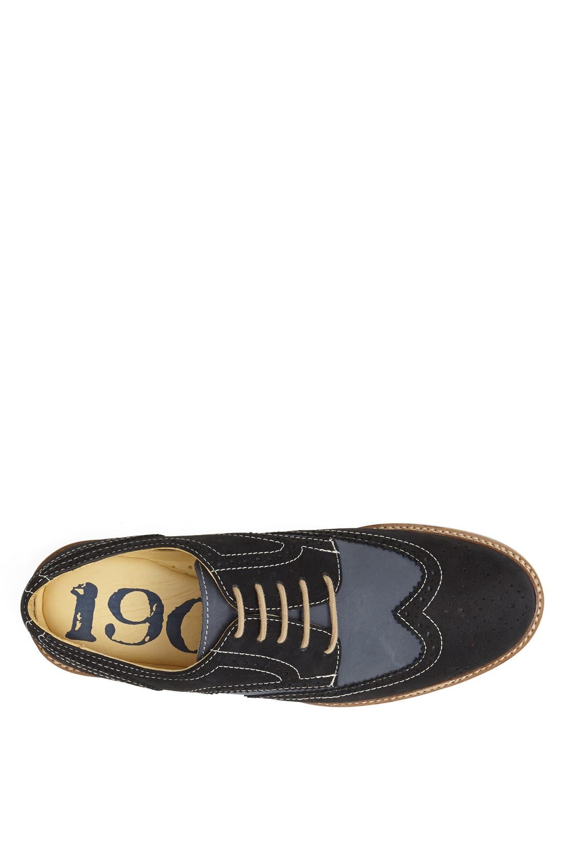 'Wing It' Suede Oxford, Alternate, color, NAVY/ BLUE