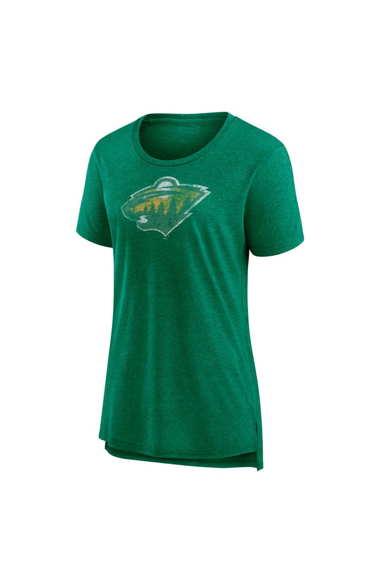 FANATICS Women's Fanatics Heather Green Minnesota Wild Special Edition 2.0 Modern T-Shirt, Alternate, color, Heather Green