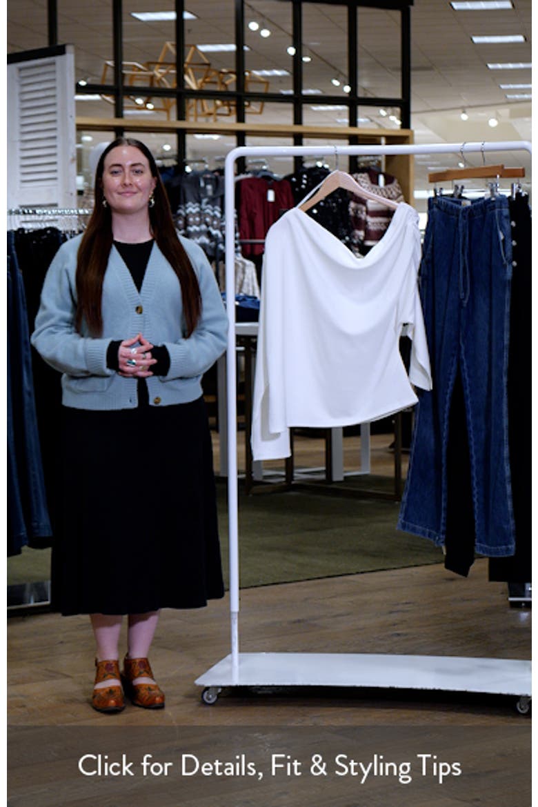 Imani One-Shoulder Long Sleeve Top video