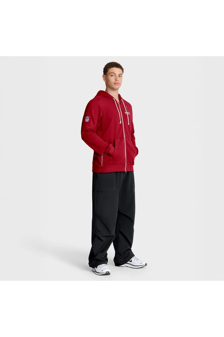 Men's Nike Red Tampa Bay Buccaneers Sideline Standard Issue Utility Player Dri-FIT Full-Zip Hoodie, Alternate, color, Red