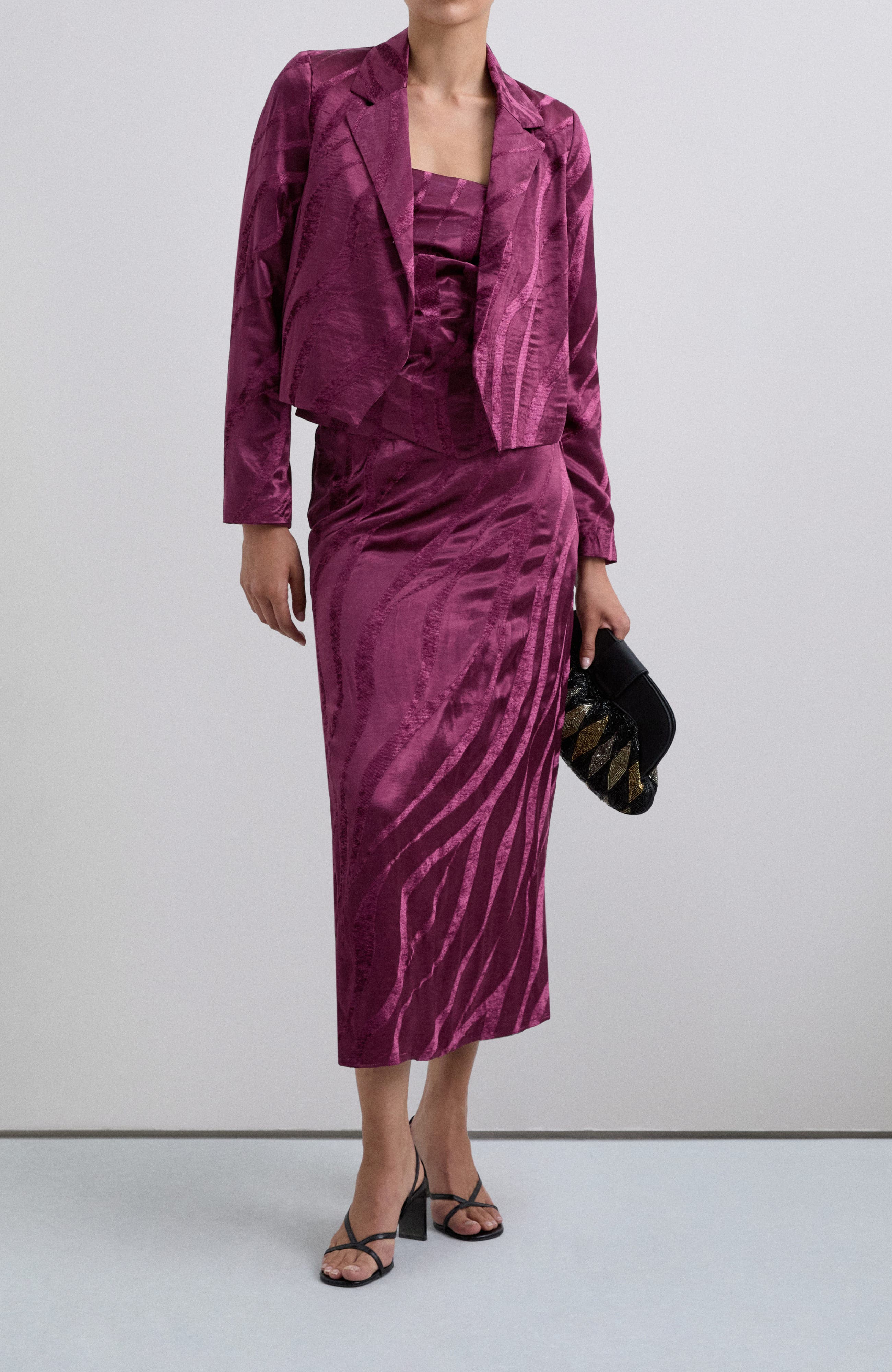 Camou Velvet Blazer - image 2