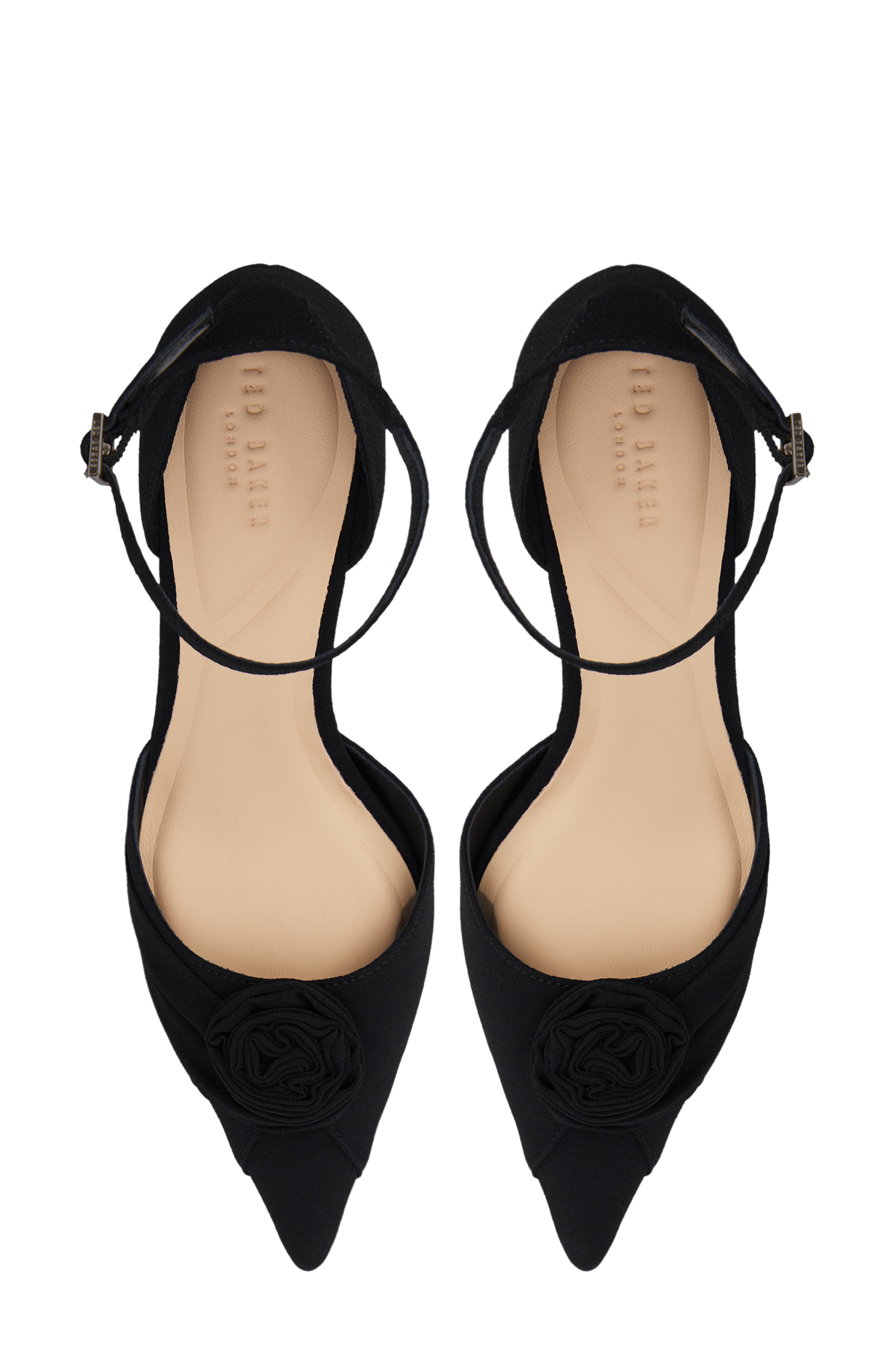 Grace Ankle Strap Pump, Alternate, color, BLACK