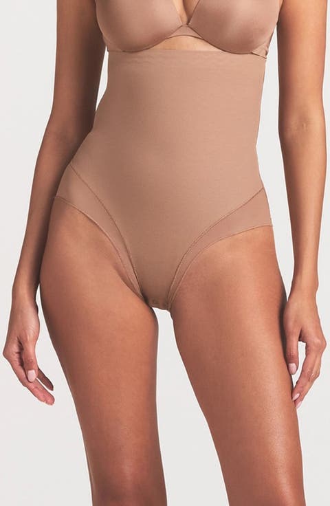 Powermesh Zoned High Waisted Briefs (Regular & Plus)