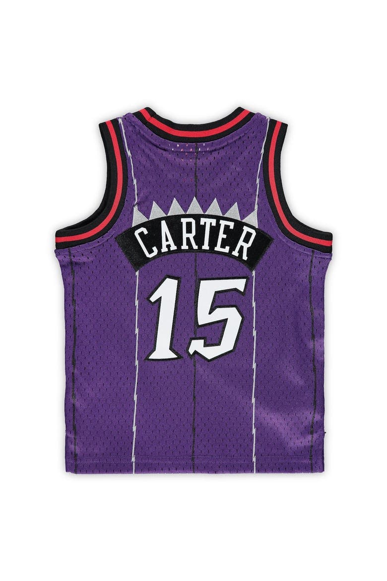 Infant Mitchell & Ness Vince Carter Purple Toronto Raptors 1998/99 Hardwood Classics Retired Player Jersey, Alternate, color, PURPLE