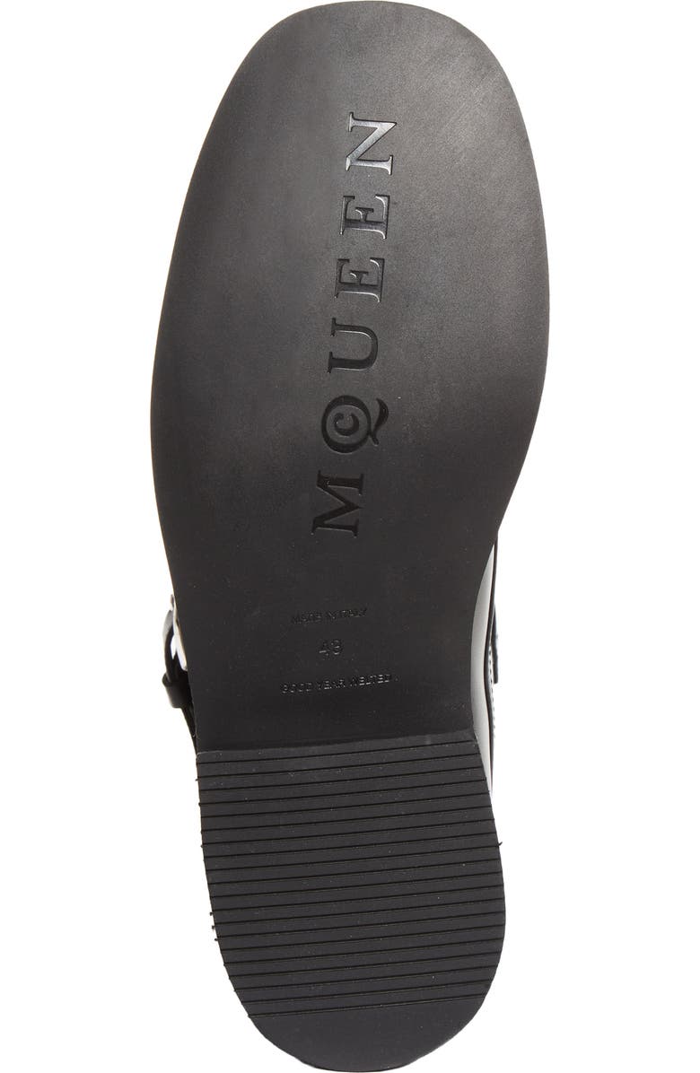 McQueen Biker Boot, Alternate, color, Black