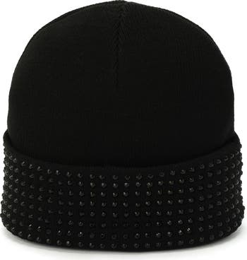 CRYSTAL EAGLE BEANIE Black Crystal Beanie Hat by KURT GEIGER