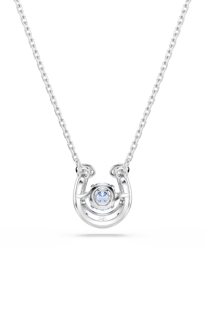 Swarovski Symbolica Pendant Necklace, Alternate, color, Blue/ Silver