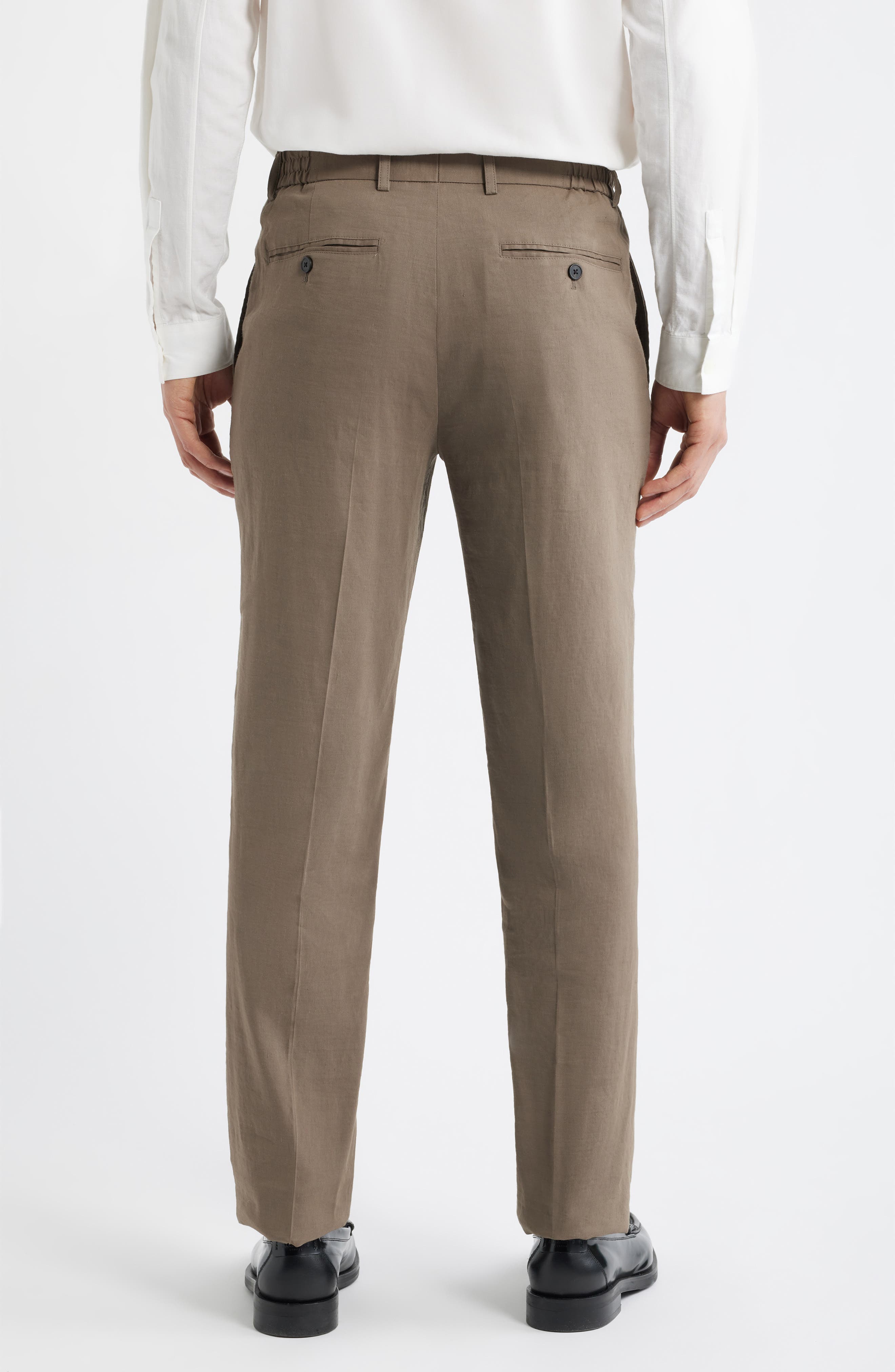 Linen Blend Standard Pants - image 4