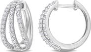 Julianna B. Moissanite Hoop Earrings