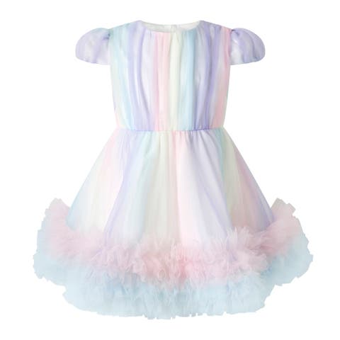 Rainbow Tulle Party Dress (Toddler, Little Kid, Big Kid)