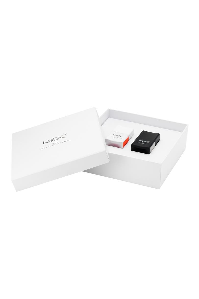 Victoria, Victoria Beckham for nails inc. London 'Judo Red & Bamboo White' Nail Polish Duo (Limited Edition), Alternate, color, NO COLOR
