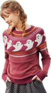 ModCloth You've Been Ghosted Fair Isle Sweater
