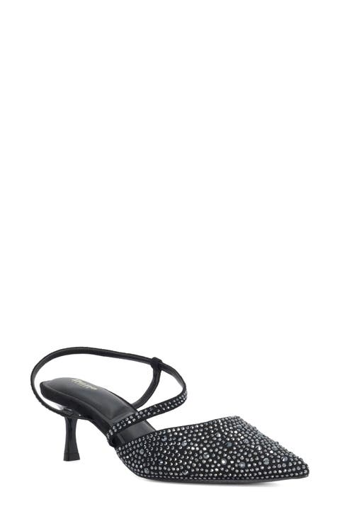 Charmed Studded Pointed Toe Pump