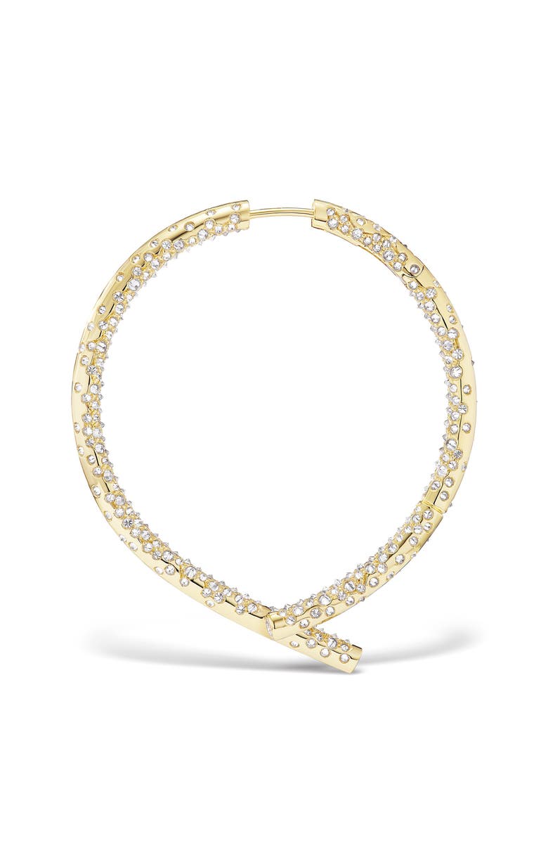 TABAYER Oera Pavé Diamond Orb Earrings, Alternate, color, Yellow Gold