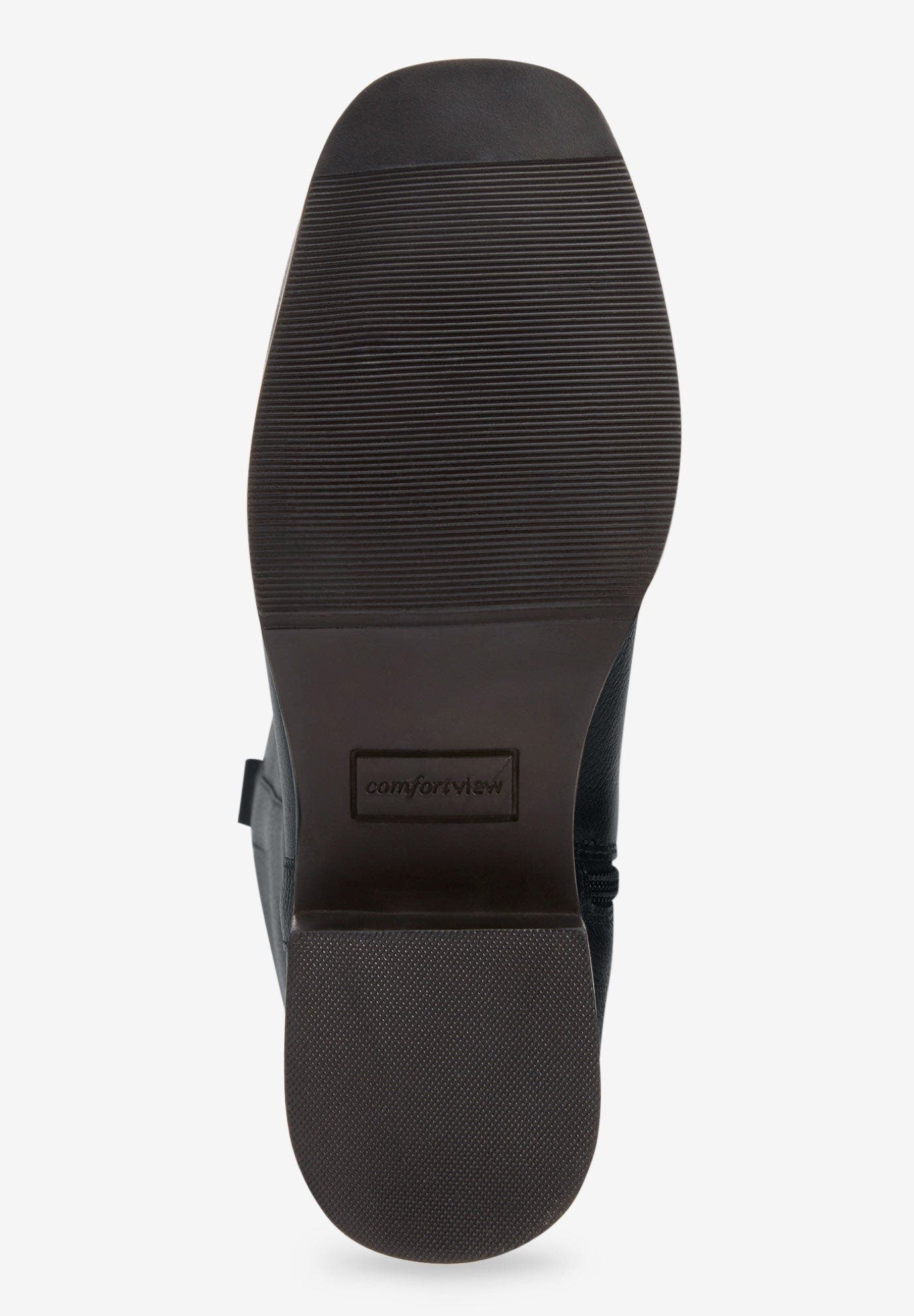 Comfortview The Donna Tall Wide Calf Leather Boot, Alternate, color, Black