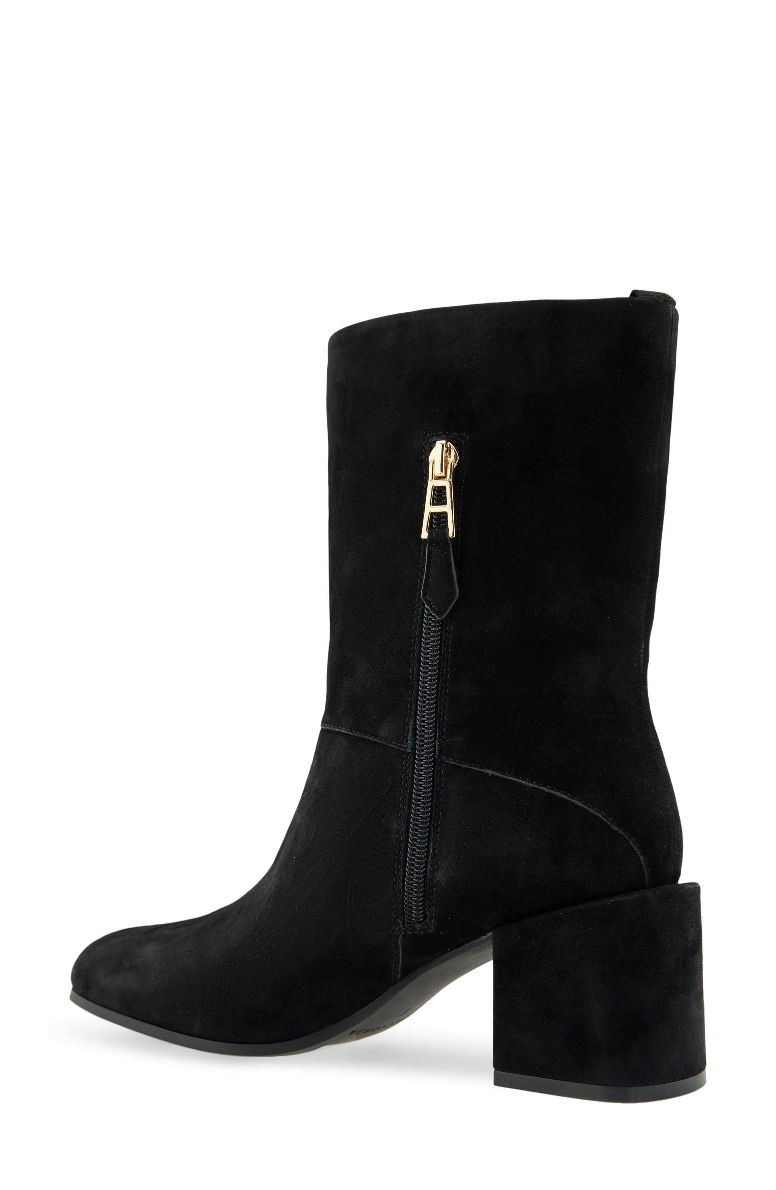 Aerosoles Oro Bootie, Alternate, color, Black Kid Suede