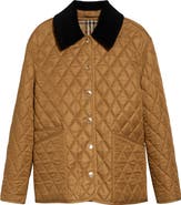 Burberry Dranefeld Corduroy Collar Quilted Jacket