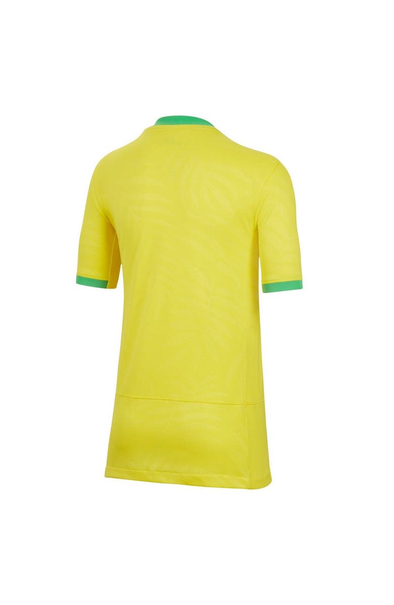 Nike Youth Nike  Yellow Brazil Women's National Team 2023 Home Stadium Replica Jersey, Alternate, color, 