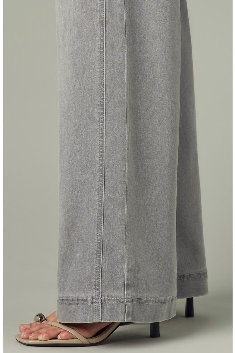 Gracie Skyrise Double Side Seam Wide Leg Jeans, Alternate, color, LIGHT GREY