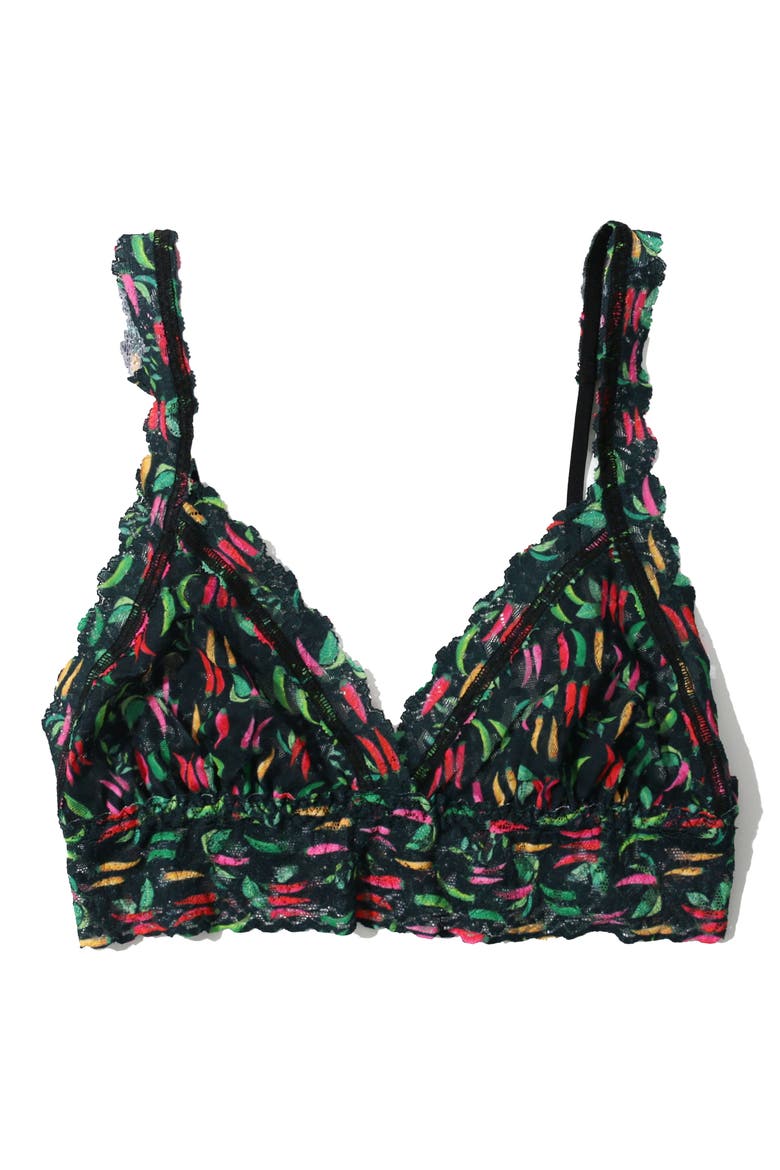 Print Lace Bralette, Alternate, color, EXTRA SPICE