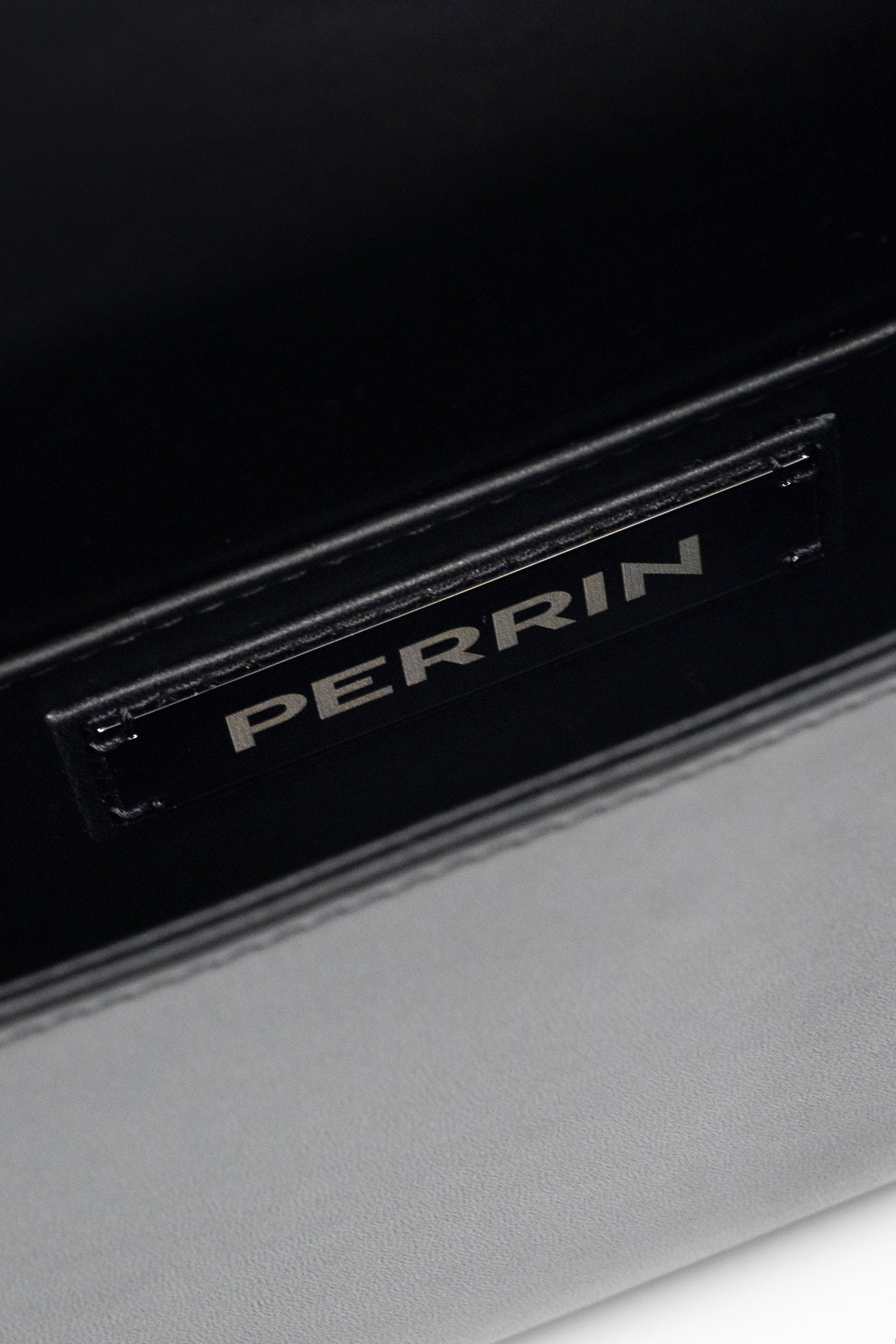 PERRIN PARIS L'Eiffel Swarovski Strass Clutch, Alternate, color, Black