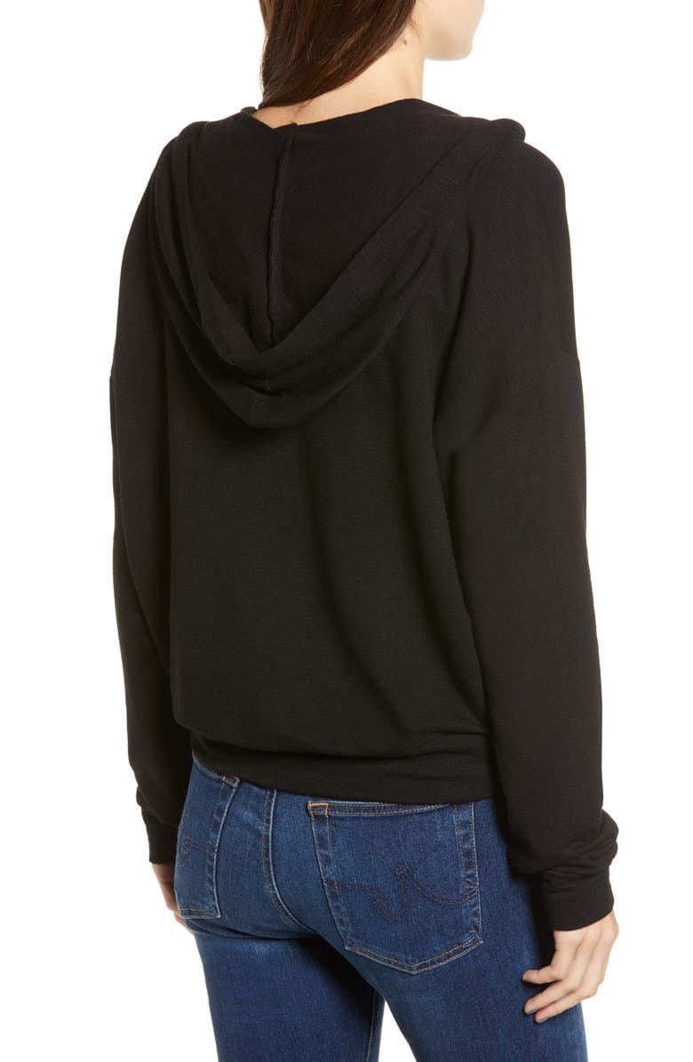 Splendid Supersoft Zip-Up Hoodie, Alternate, color,