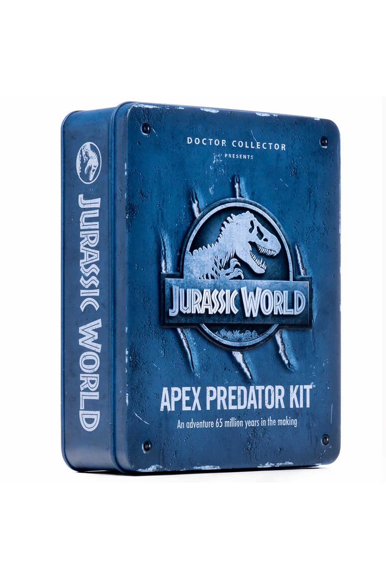 Jurassic World Apex Predator Kit Collectible Tin Kit, Main, color, Multicolored