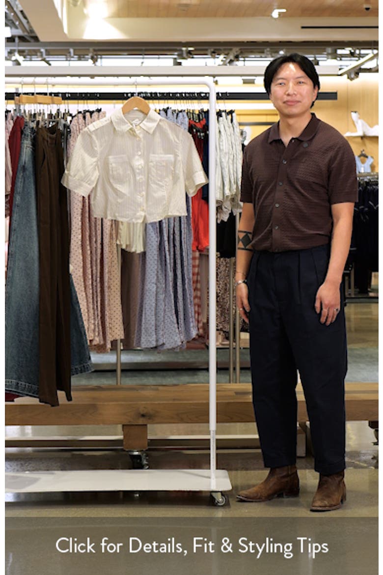 The Stripe Cotton & Silk Utility Shirt video