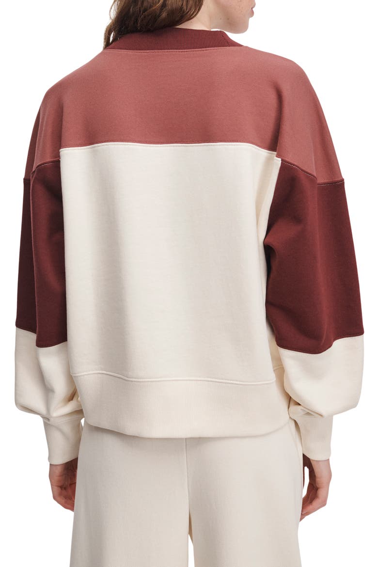 The Everyday Terry Sweatshirt, Alternate, color, DARK RED MULTI