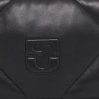 GERARD DAREL Fanny Quilted Leather Crossbody Bag, Alternate, color, Black