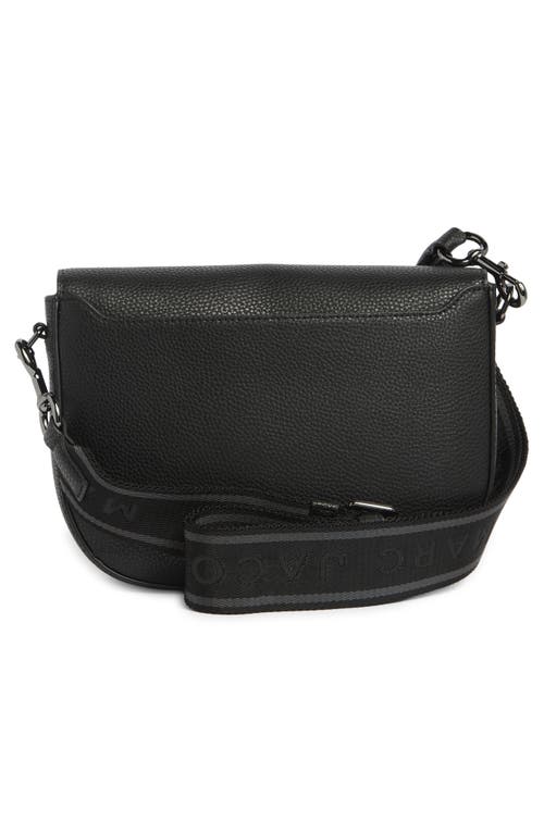 Marc Jacobs The Dtm Signet Turnlock Saddle Bag In Black