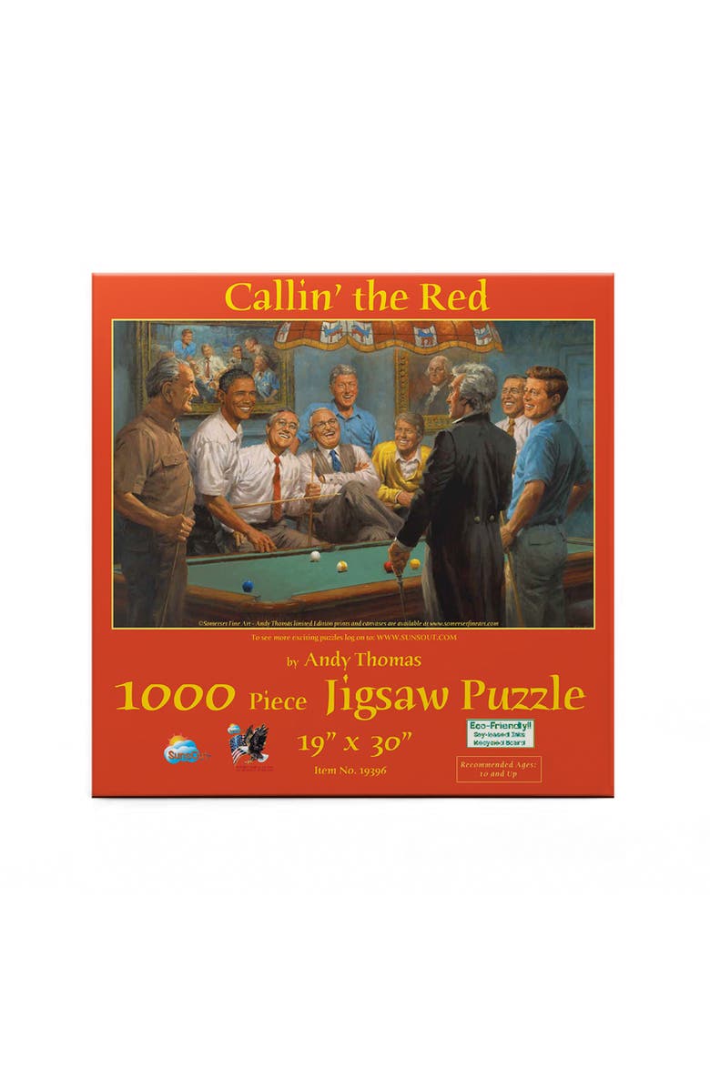 Sunsout Callin' the Red 1000 piece Jigsaw Puzzle for Adults, Alternate, color, Multicolor
