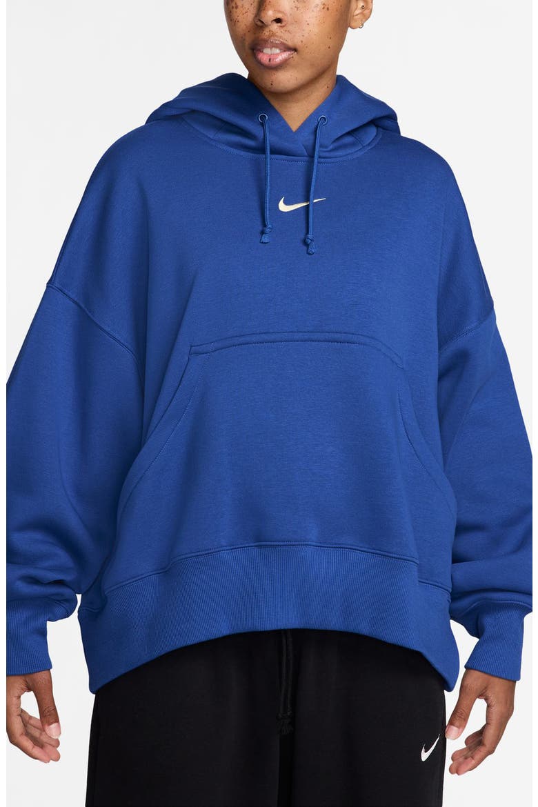 Sportswear Phoenix Fleece Oversized Pullover Hoodie, Main, color, 480 GAMERL/SAIL
