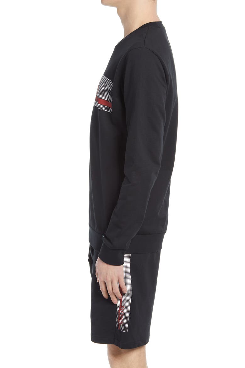 Men's Authentic Sweatshirt, Alternate, color, BLACK