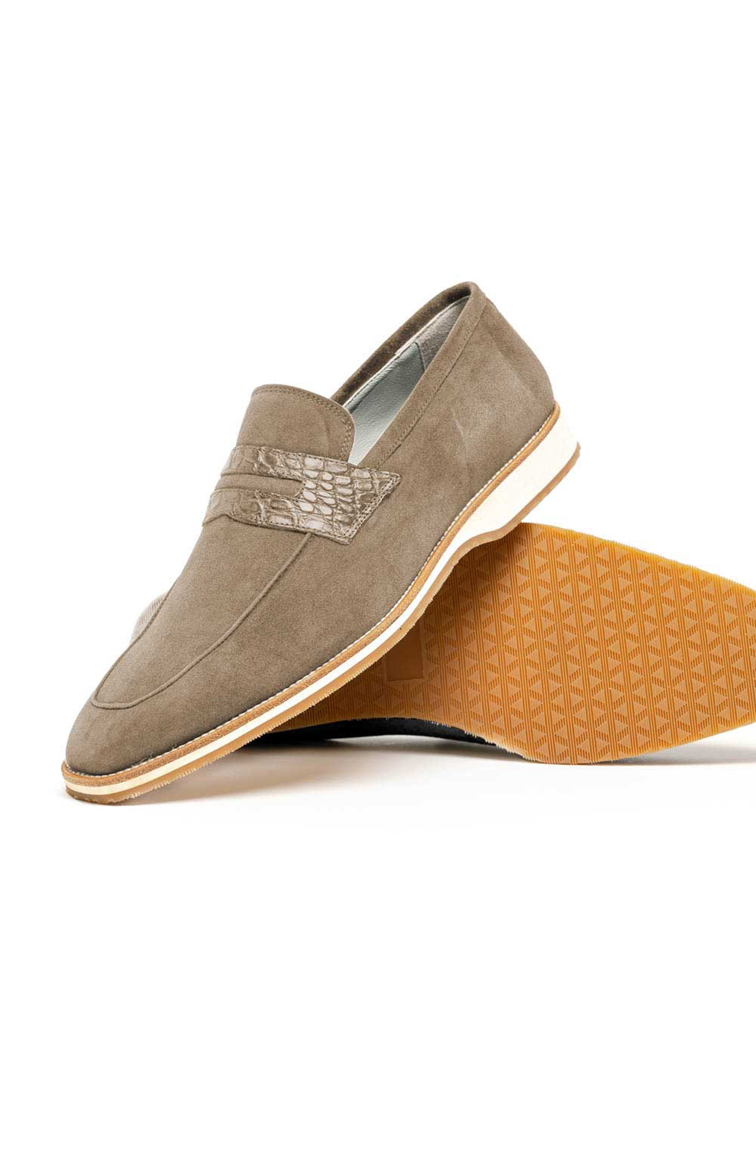 Meo 3 Penny Loafer, Alternate, color, TAUPE