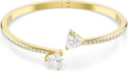 Swarovski Mesmera Attract Crystal Heart Bangle Bracelet