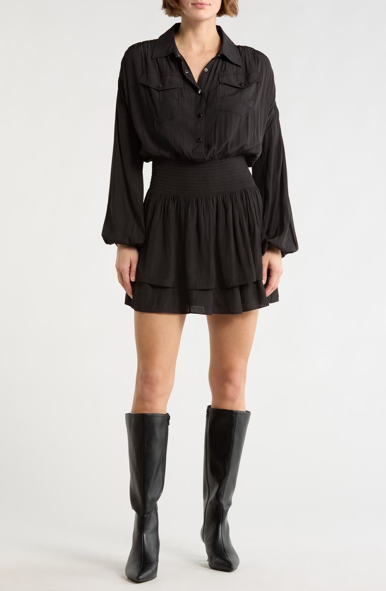 Ramy Brook Poli Dress, Main, color, Black