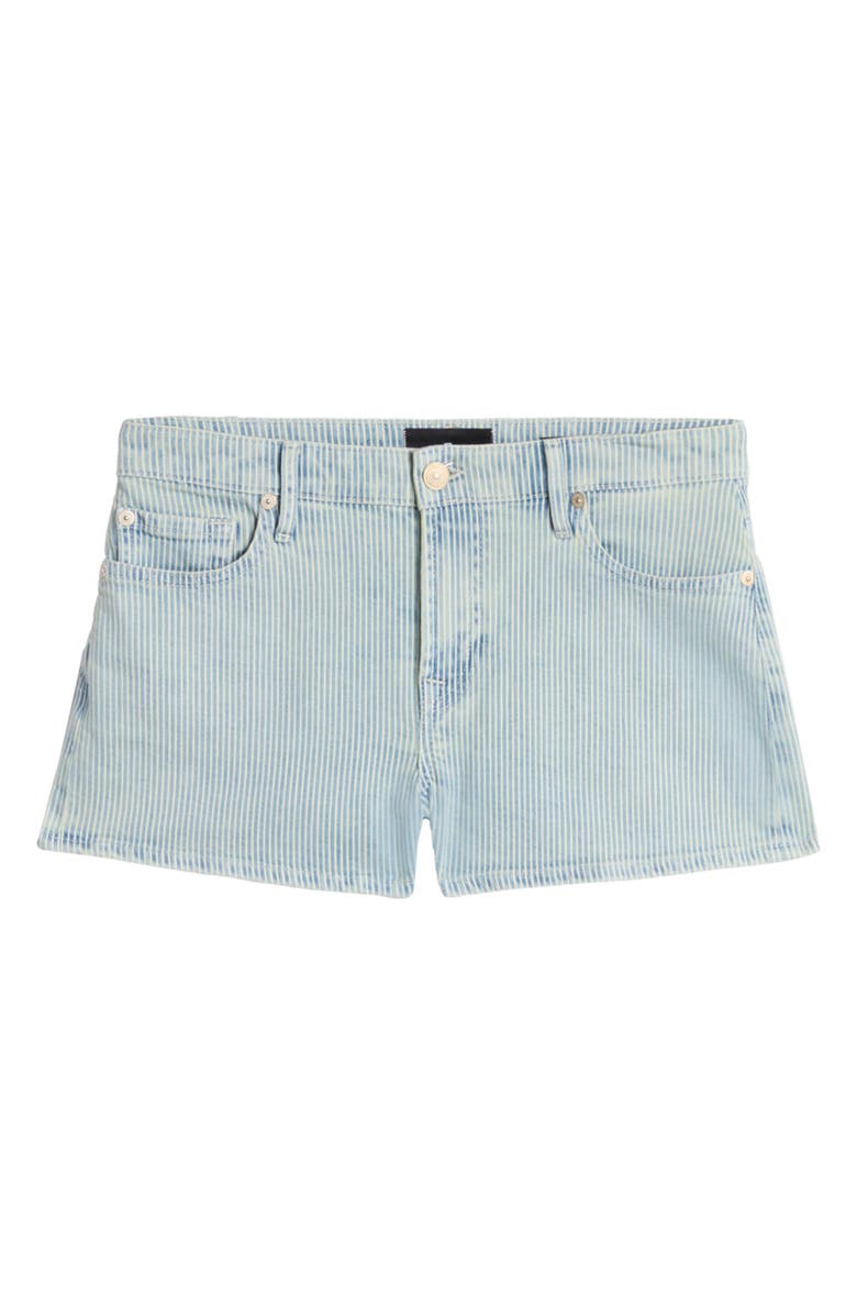 7 For All Mankind Low Rise Denim Shorts, Alternate, color, Stripes