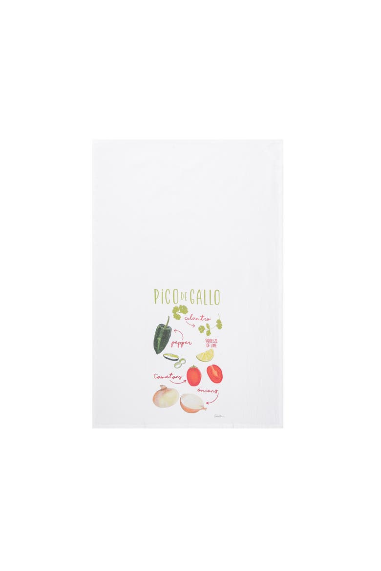 Margarita Guac & Pico Towel Set of 3, Alternate, color, White