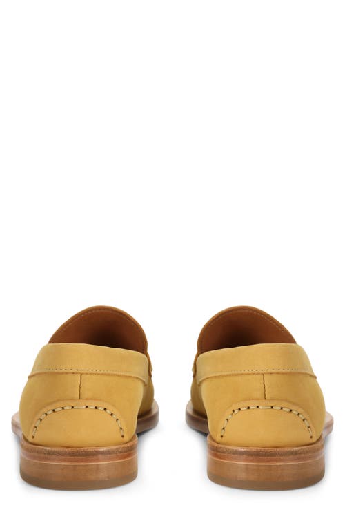 Kurt Geiger Luis Penny Loafer In Dark Yellow