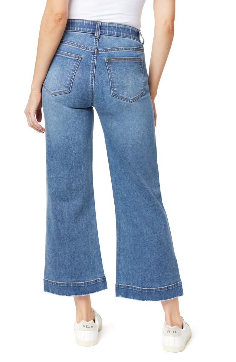 CURVE APPEAL Summer in the City 27-Inch High Rise Crop Flare Leg Jeans, Alternate, color, Capri