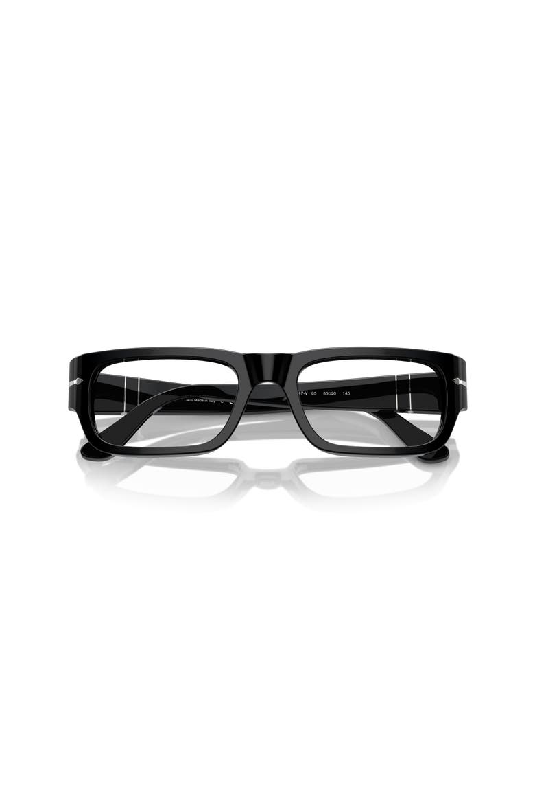 53mm Rectangle optical glasses, Alternate, color, Black