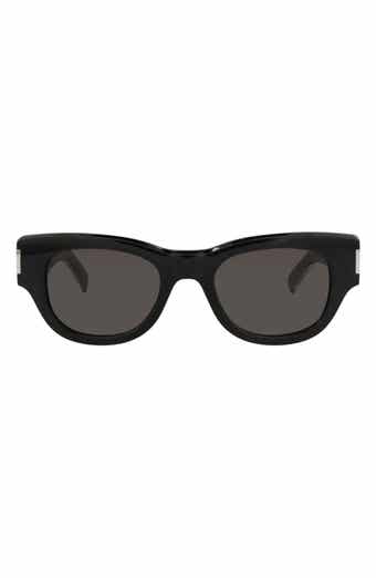 Saint Laurent 49mm Round Sunglasses