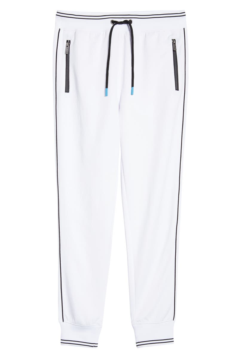 Psycho Bunny Men's Eaton Track Pants, Alternate, color, 100 White