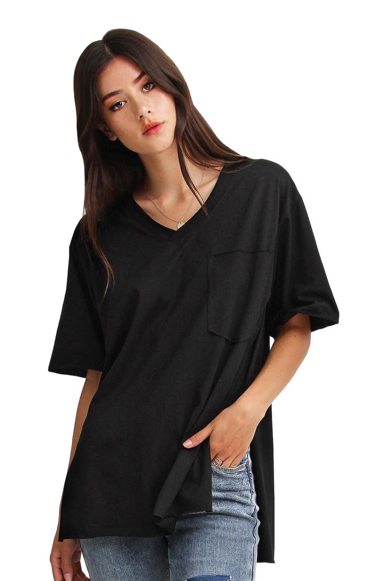 Brave Soul Oversized T-Shirt, Alternate, color, Black