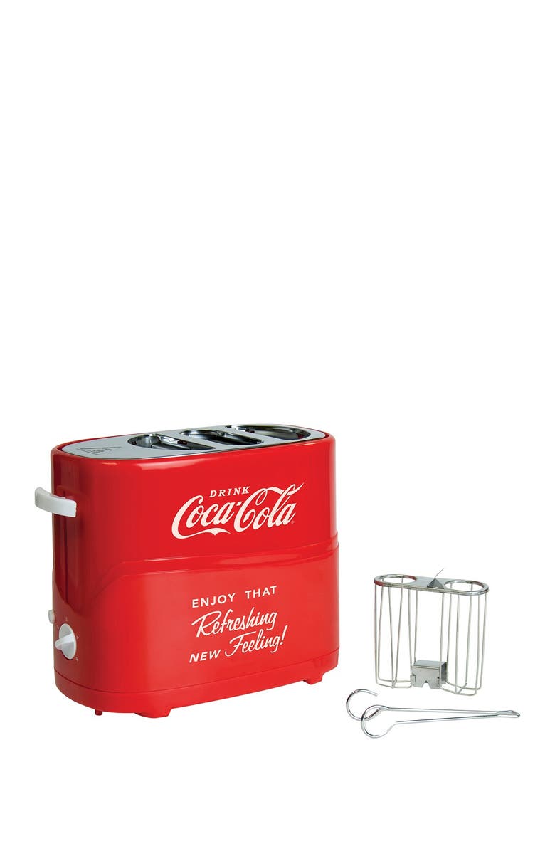 Nostalgia Electrics Coca-Cola Series Pop-Up Hot Dog Toaster, Alternate, color, 