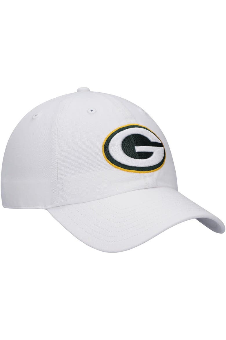 Men's '47 White Green Bay Packers Clean Up Adjustable Hat, Alternate, color, White