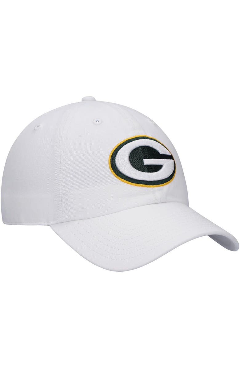 '47 Men's '47 White Green Bay Packers Clean Up Adjustable Hat, Alternate, color, 